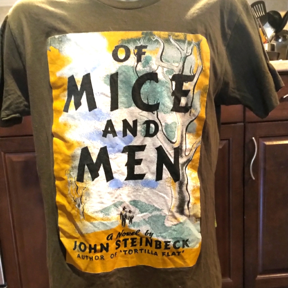 mint condition of mice and men's graphic t-shirt
